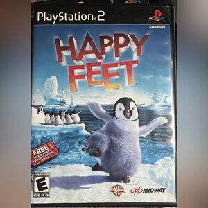 PlayStation 2 Happy Feet for Sony 2 - Black